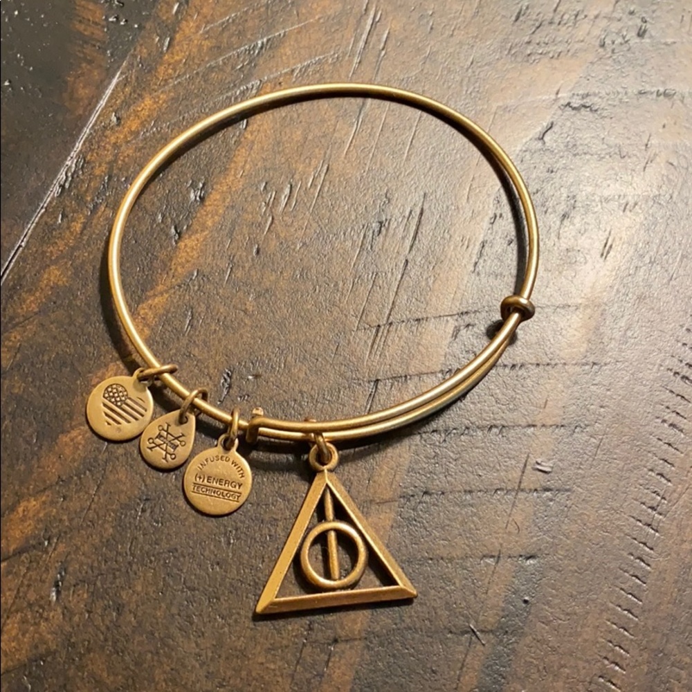ALEX AND ANI Deathly Hallows Bangle